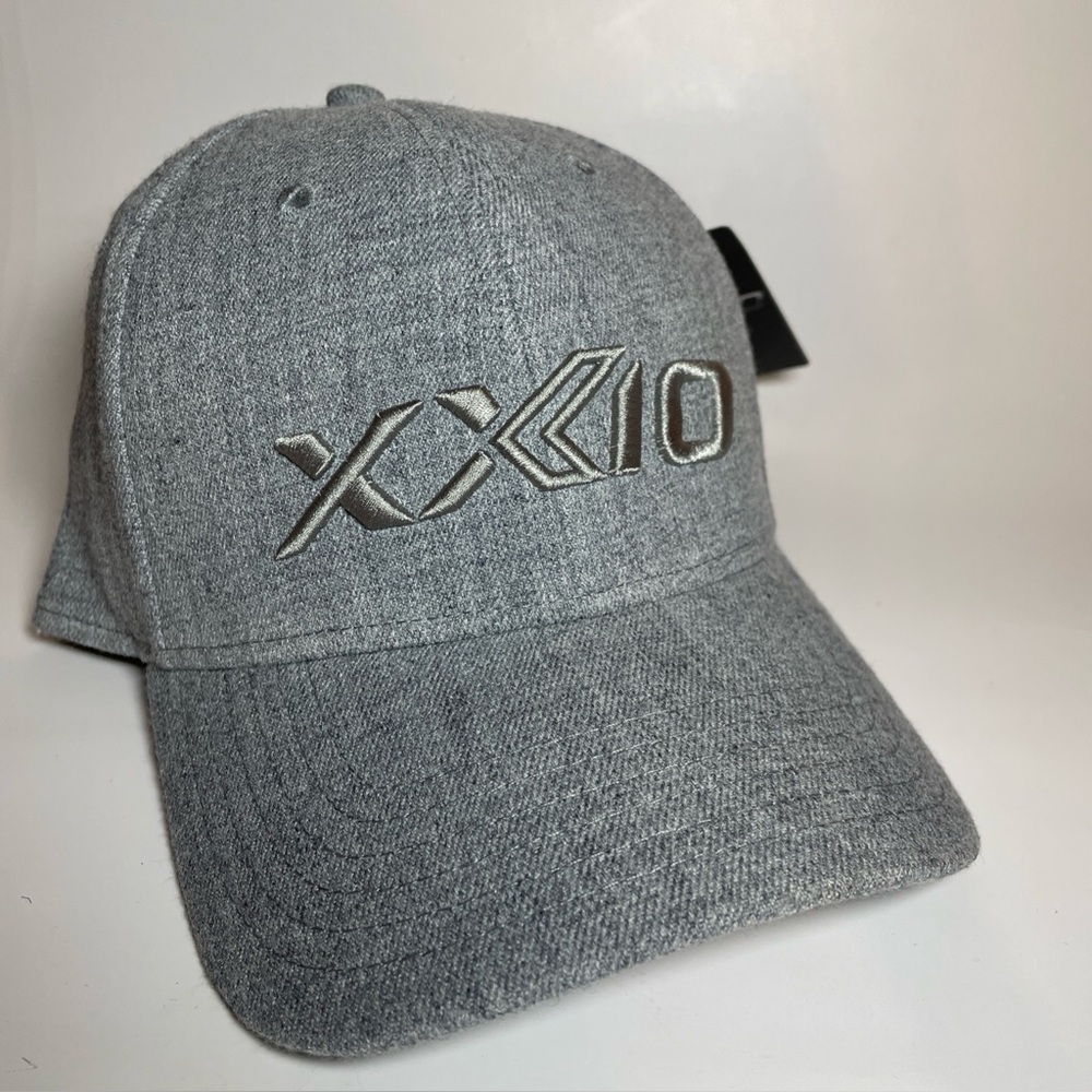 XXIO Golf Hat  Adjustable Cap Gray Acrylic / Wool / Spandex Blend NWT